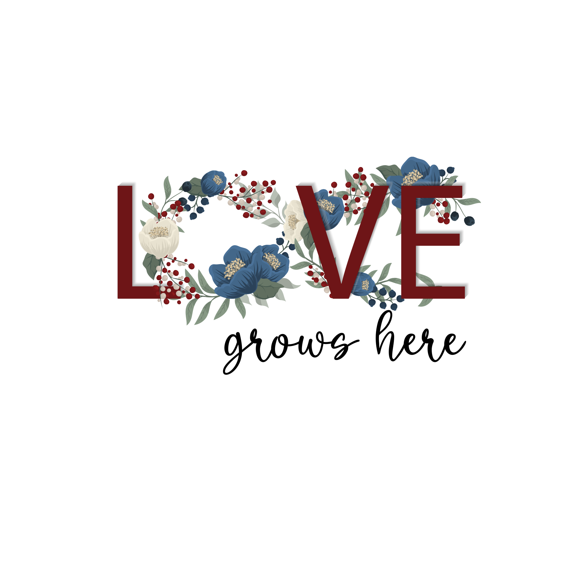 Custom rug love flourishes here - TenStickers