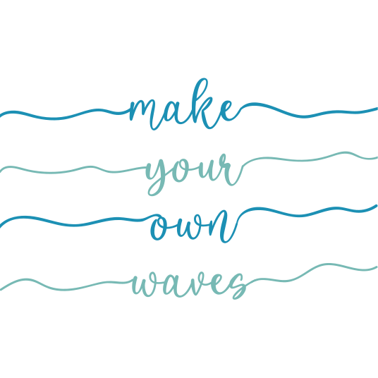 Custom rug create your own waves - TenStickers