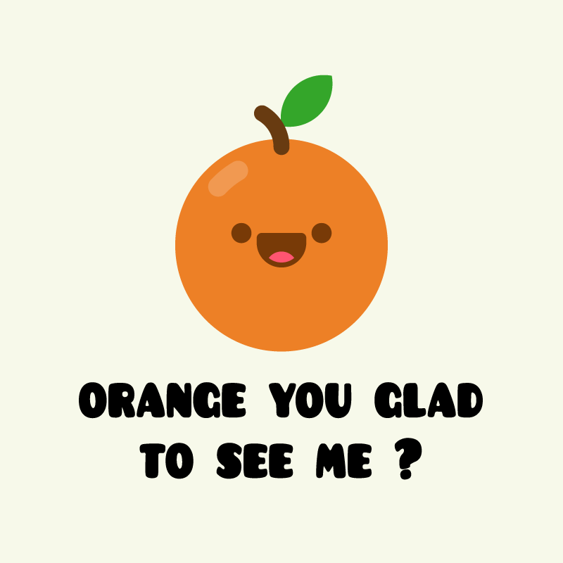 Custom rug with funny quote about orange - TenStickers