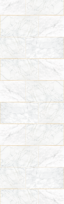 Textured vinyl rug in gray tones and gold marble - TenStickers