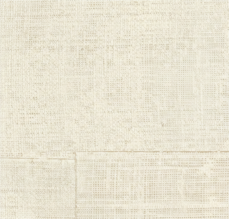 Textured vinyl rug in beige raffia - TenStickers