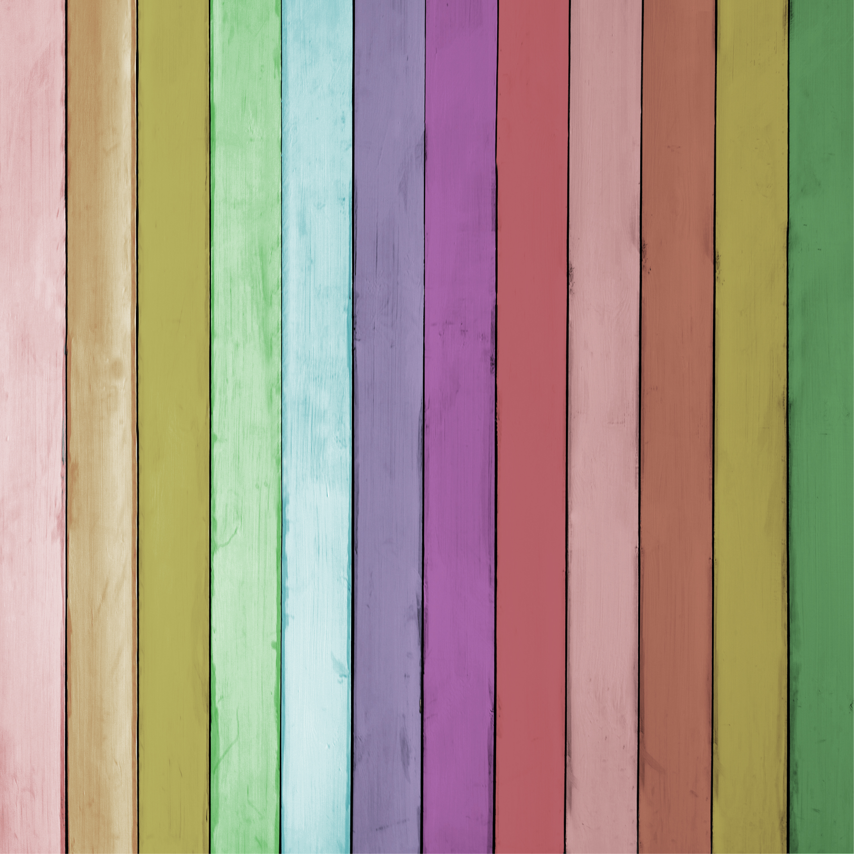 Entrance hall vinyl rug light-colored wood planks - TenStickers