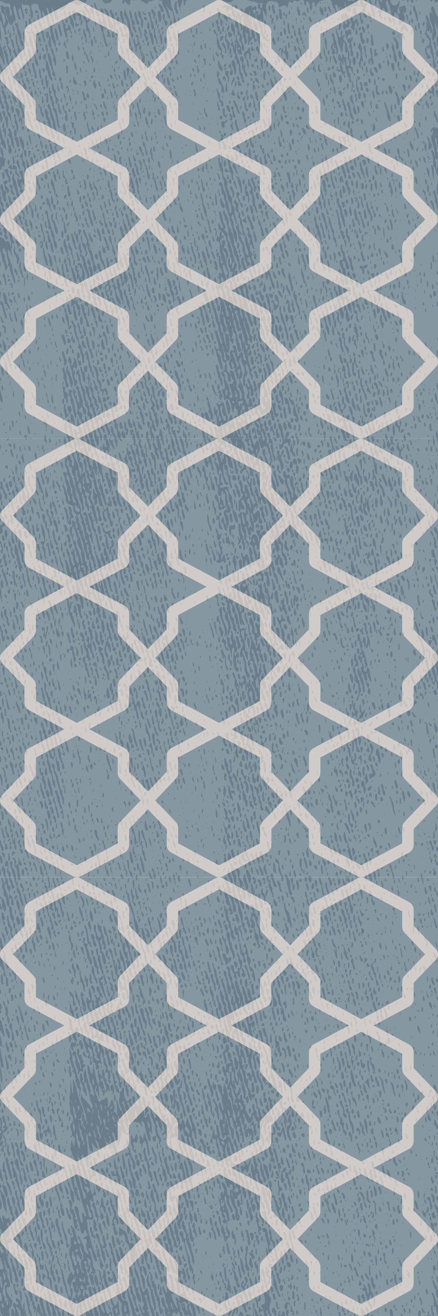 Living room vinyl rug gray hamptons design - TenStickers
