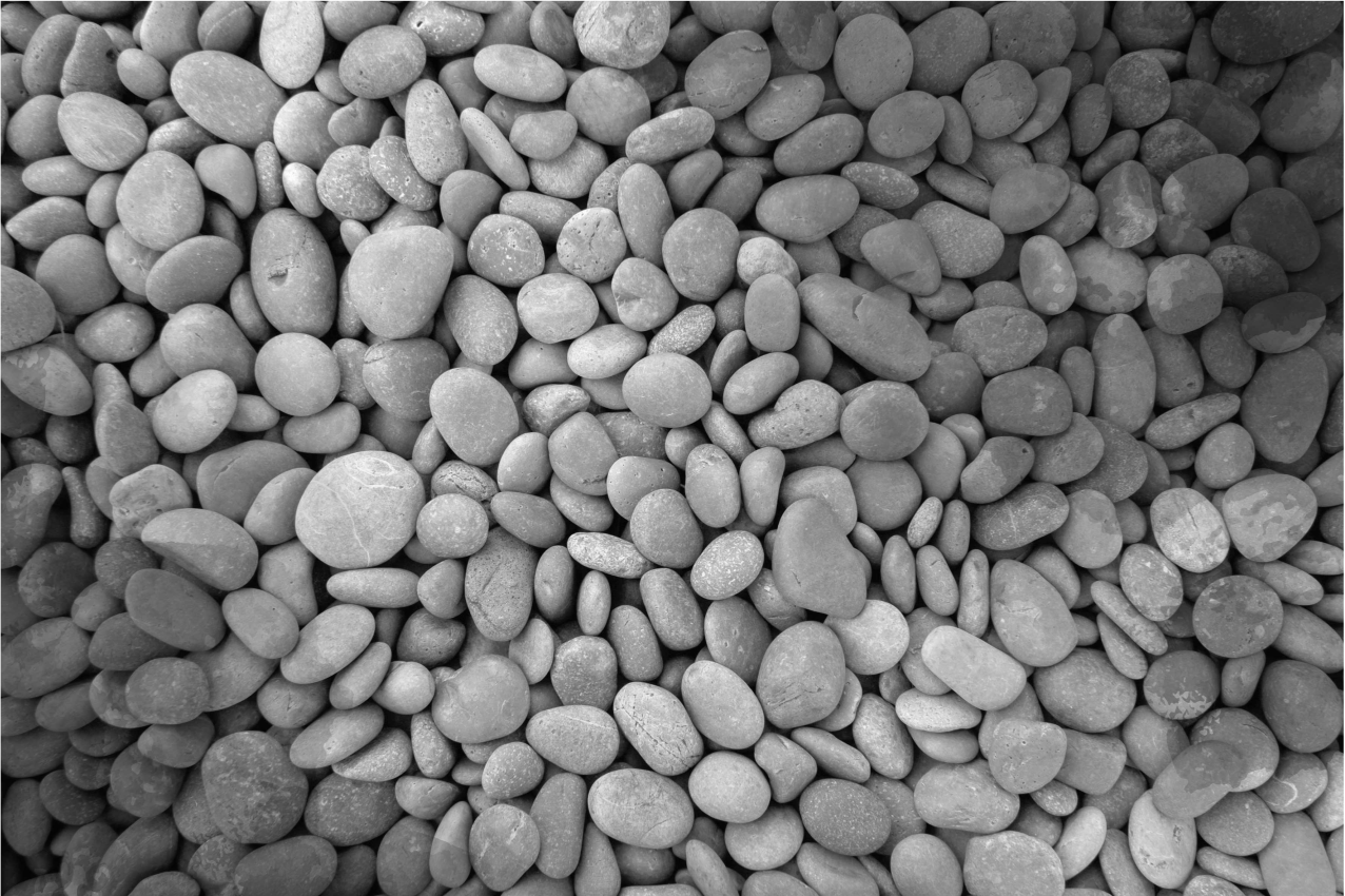 Grey stones grey vinyl rug - TenStickers