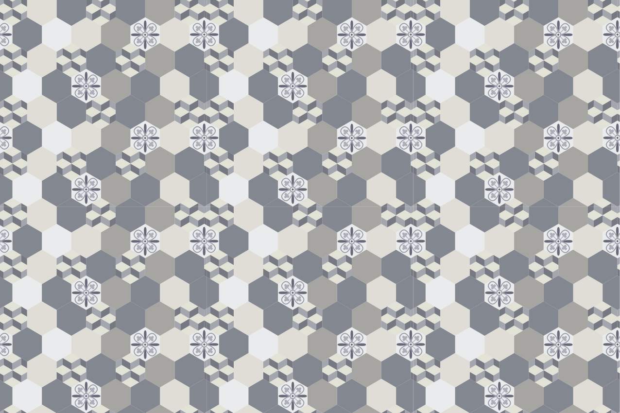 Grey vinyl rug barcelona marengo - TenStickers