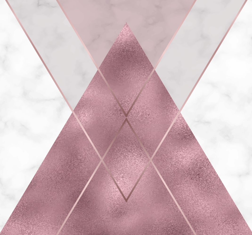 Hall vinyl rug in pink and grey marble - TenStickers