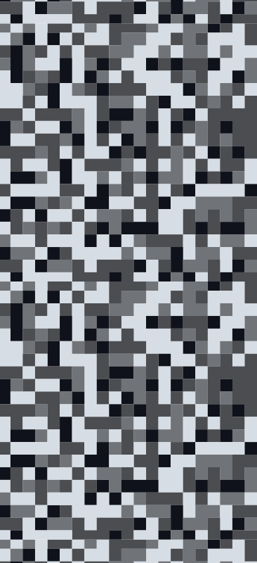 Hall vinyl rug in nordic grey shaded squares - TenStickers