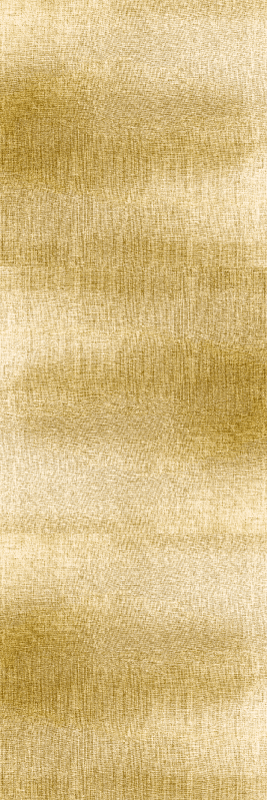 Hall vinyl rug with golden touch - TenStickers