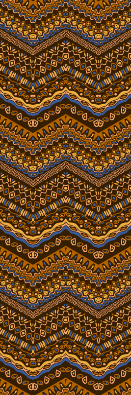 Hall vinyl rug tribal pattern african design - TenStickers
