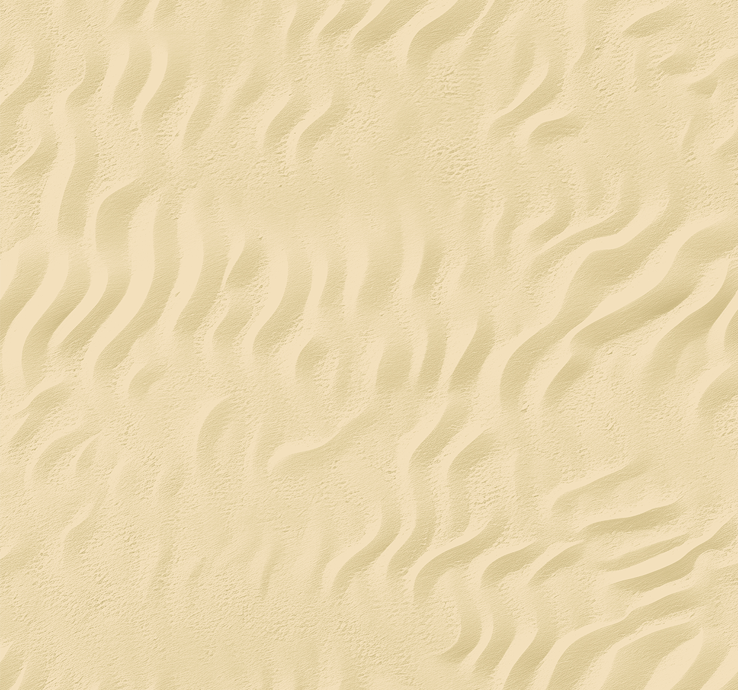Beige vinyl rug with beige sand texture - TenStickers
