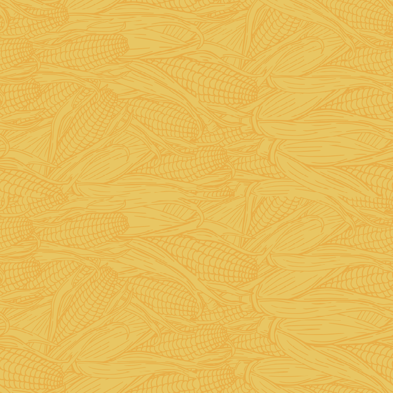 Yellow vinyl rug in corn shades - TenStickers