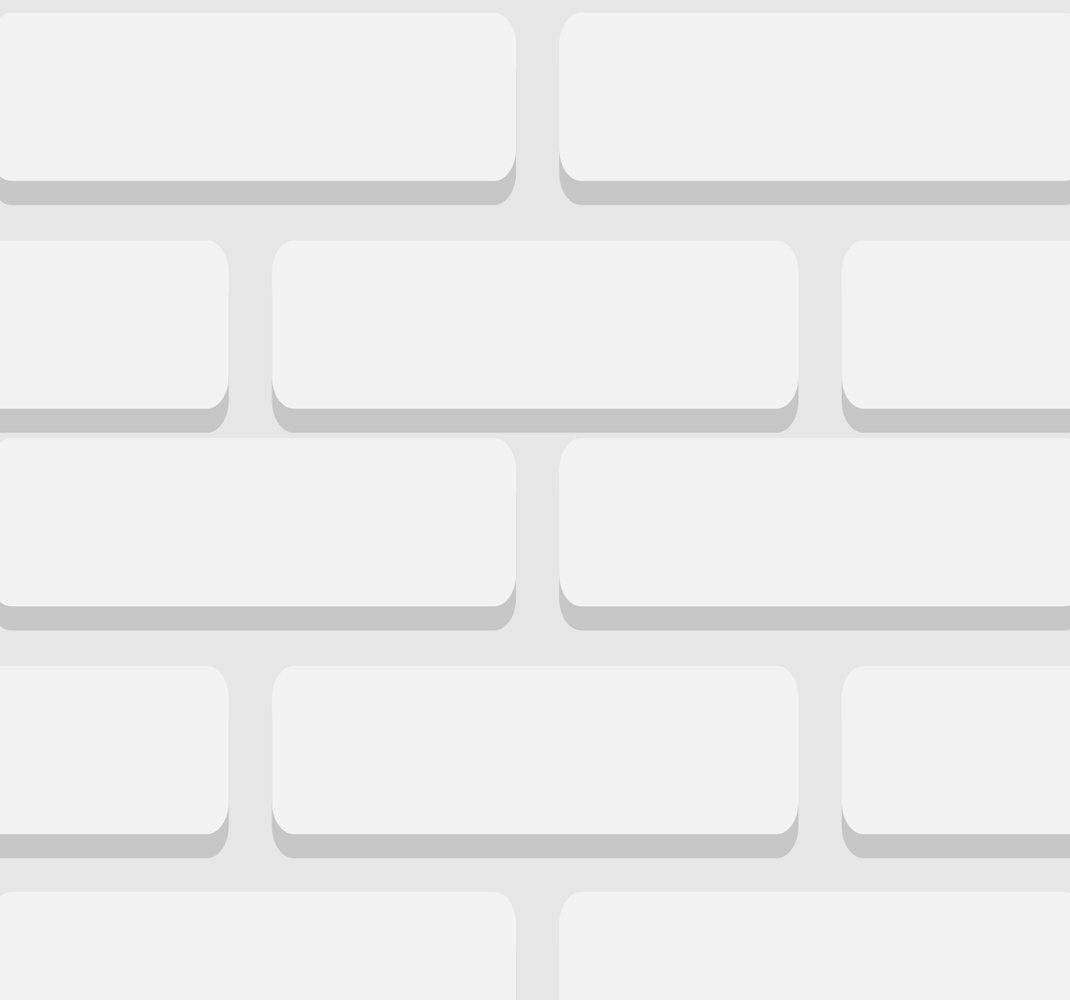 White vinyl rug white brick pattern - TenStickers