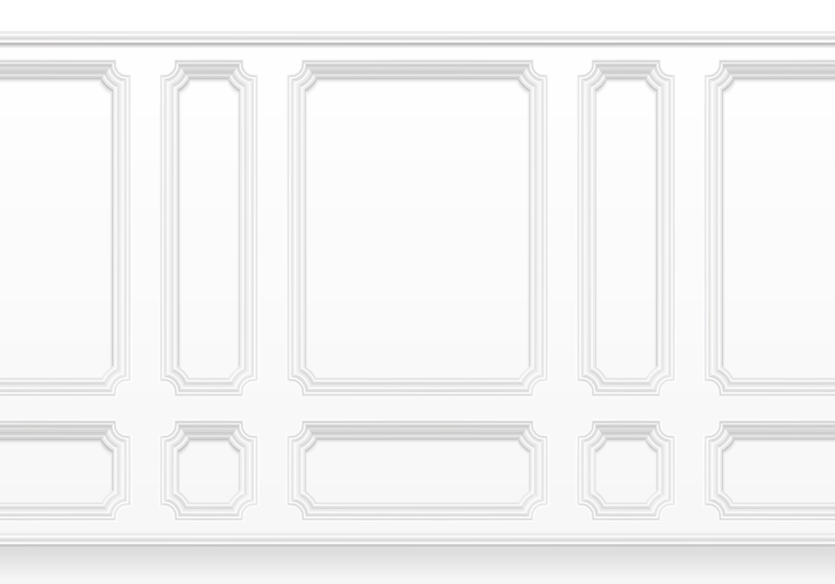 White vinyl rug classic quartered design - TenStickers