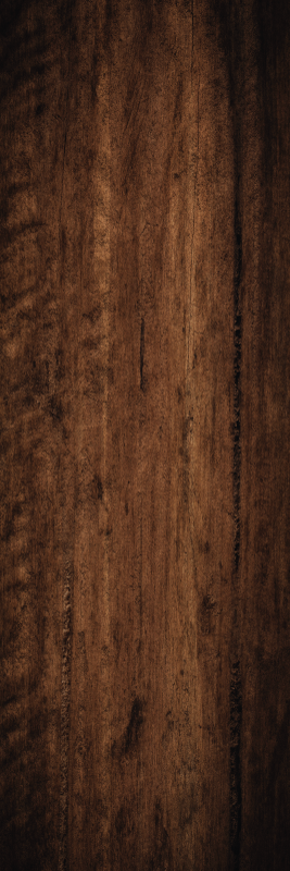 Brown vinyl rug in raw dark brown patinated wood - TenStickers