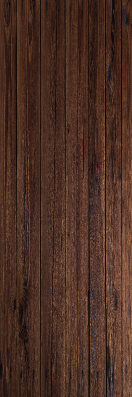 Brown vinyl rug dark brown rustic wood design - TenStickers