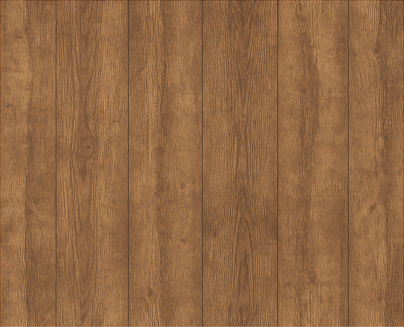 Brown vinyl rug rustic walnut wood plank - TenStickers