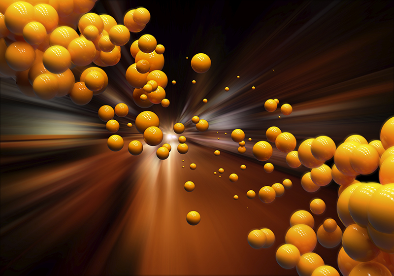 Orange vinyl rug vibrant spherical burst - TenStickers