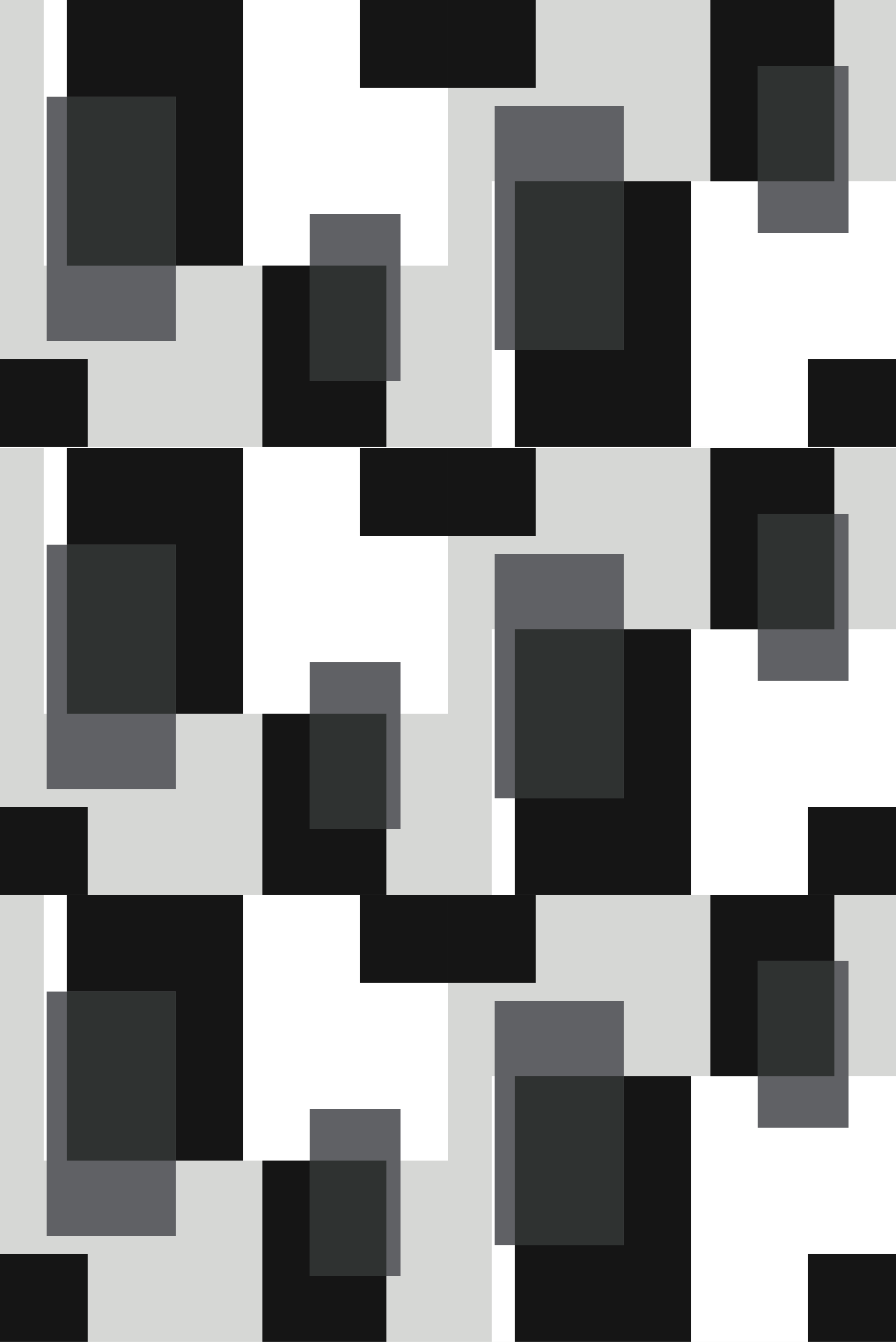 Black vinyl rug in black and white color blocks - TenStickers