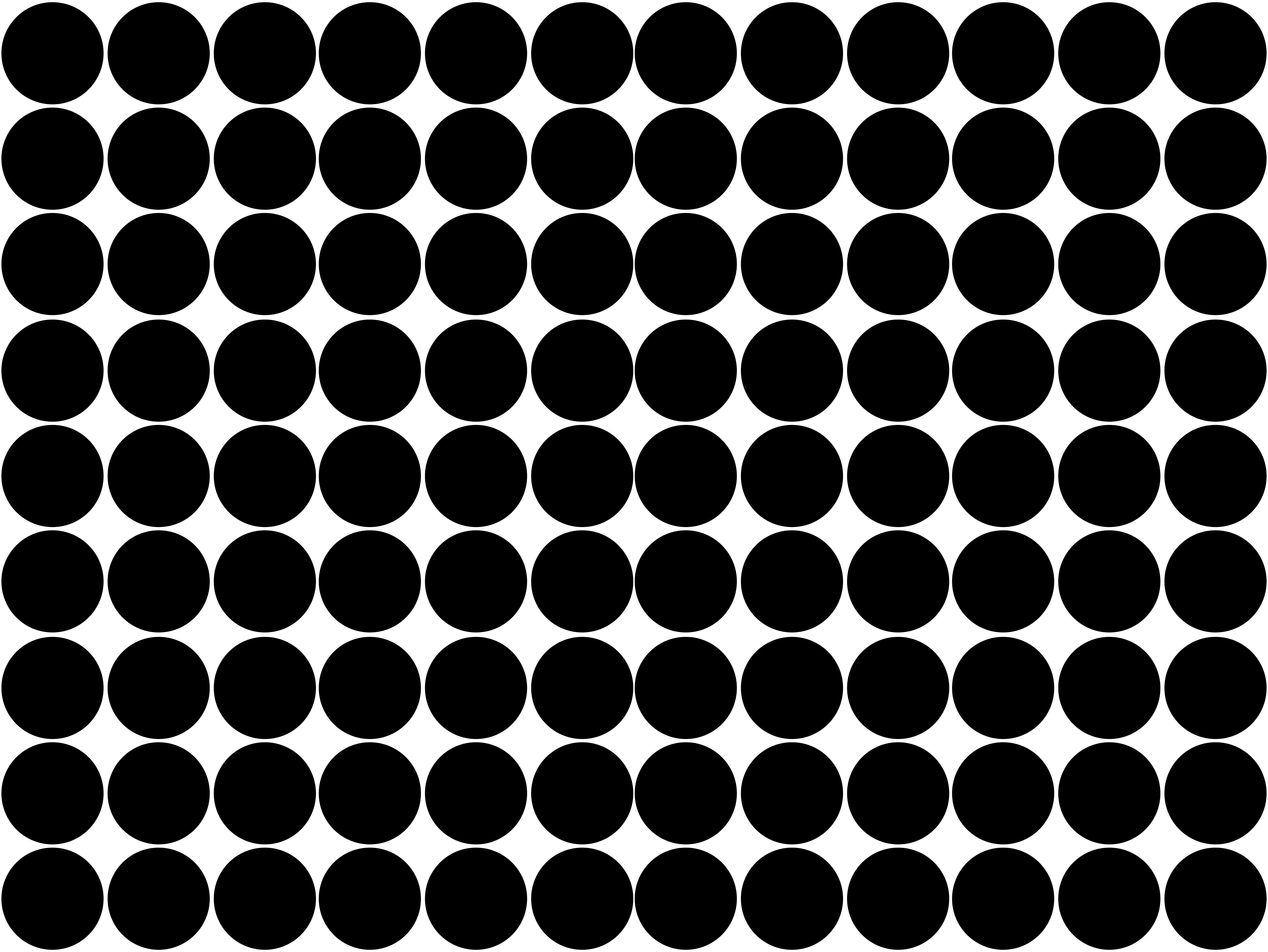 Black vinyl rug with black dots pattern - TenStickers