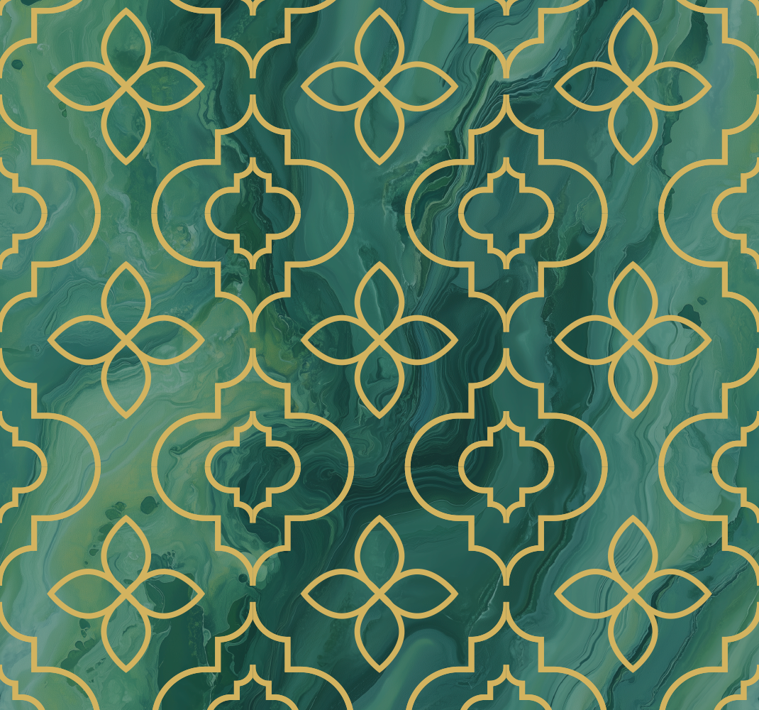 Turquoise green vinyl rug - TenStickers