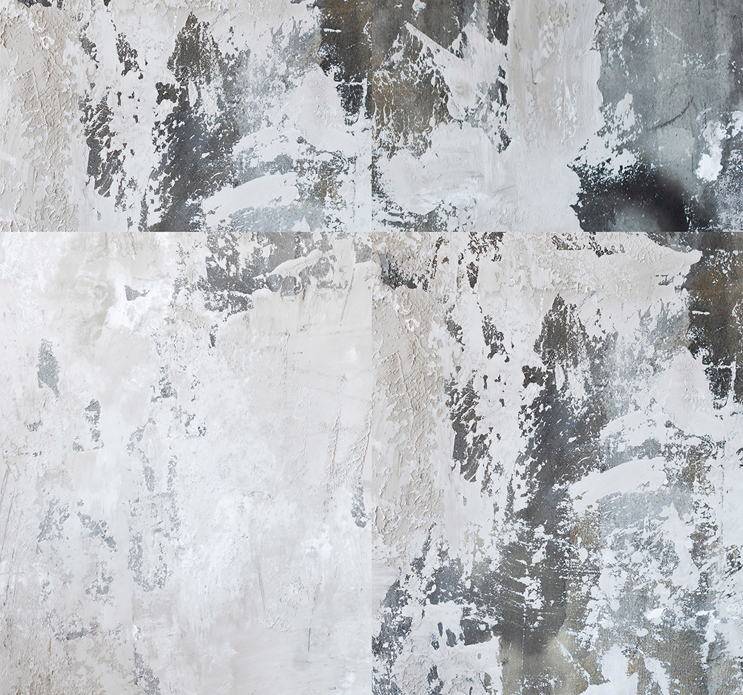 Outdoor vinyl rug in dark abstract design - TenStickers
