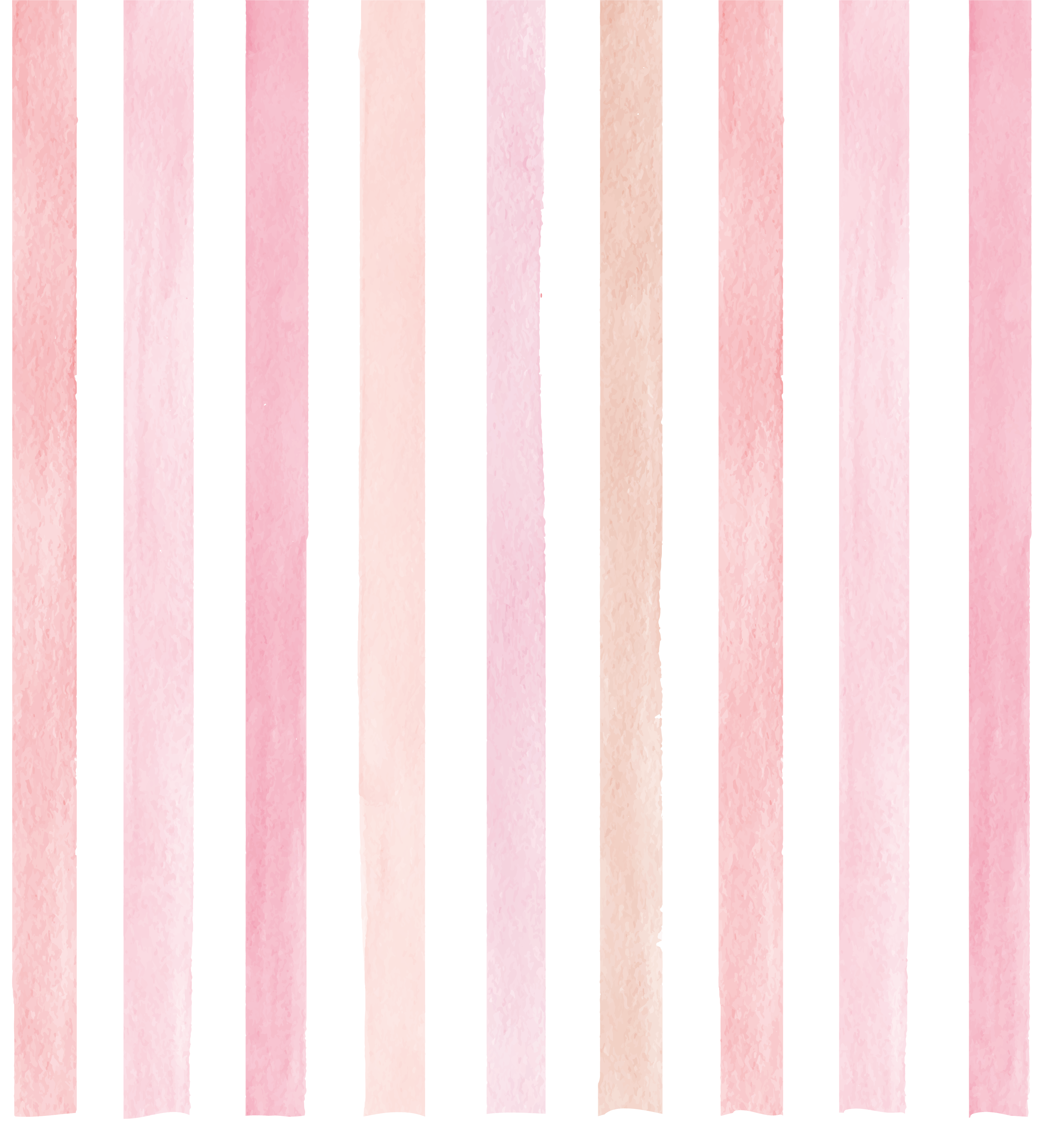Outdoor vinyl rug with pink watercolor stripes - TenStickers