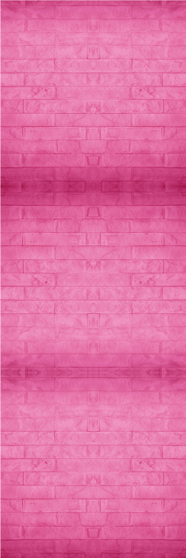 Pink vinyl rug in vibrant pink brick design - TenStickers
