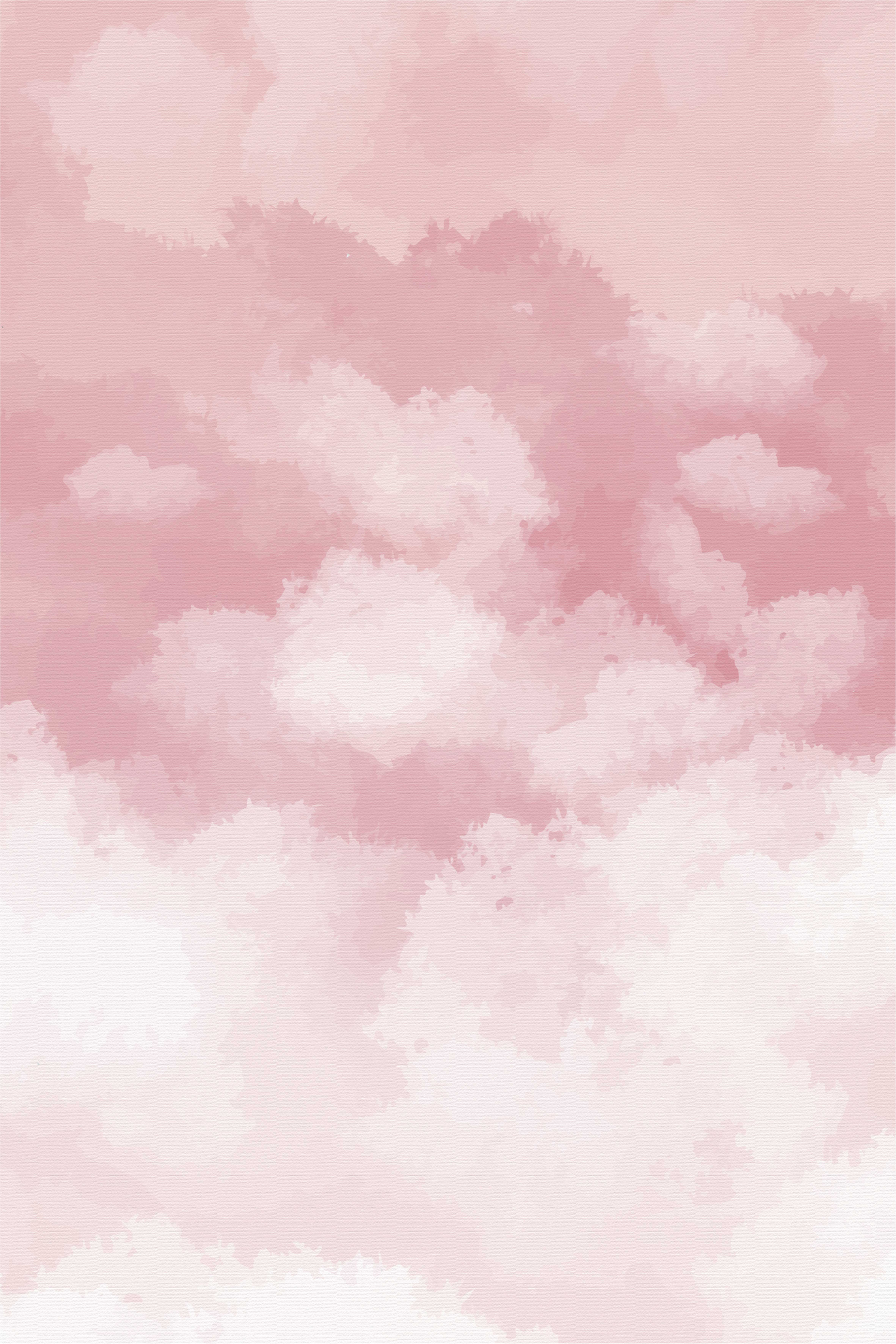 Pink vinyl rug with realistic pink texture - TenStickers