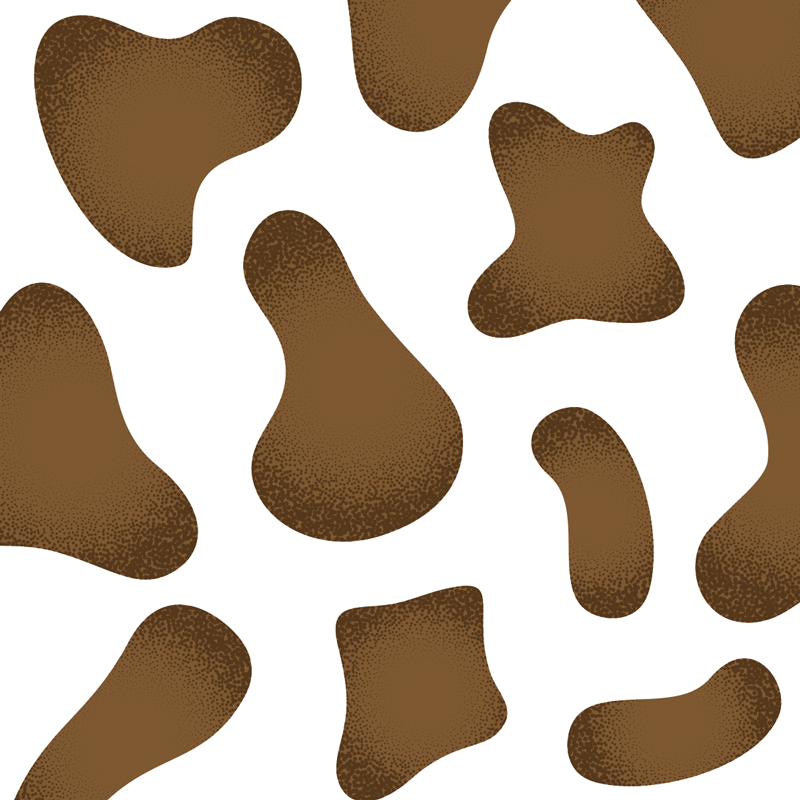 Abstract Cowhide Pattern animal print rug - TenStickers