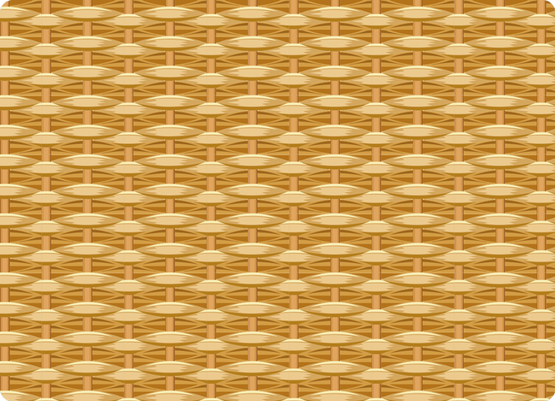 Basketweave Pattern textured vinyl rug - TenStickers