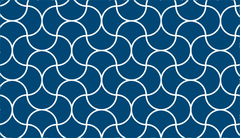 Geometric Wave Pattern bathroom vinyl rug - TenStickers