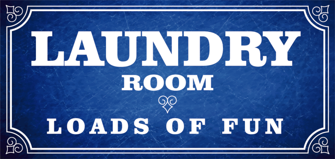 Laundry Room Fun custom rug - TenStickers