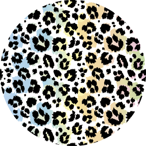 Leopard Spots Pattern animal print vinyl rug - TenStickers