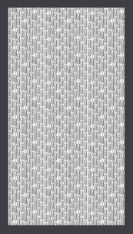 Dark grey ropes minimal rug - TenStickers