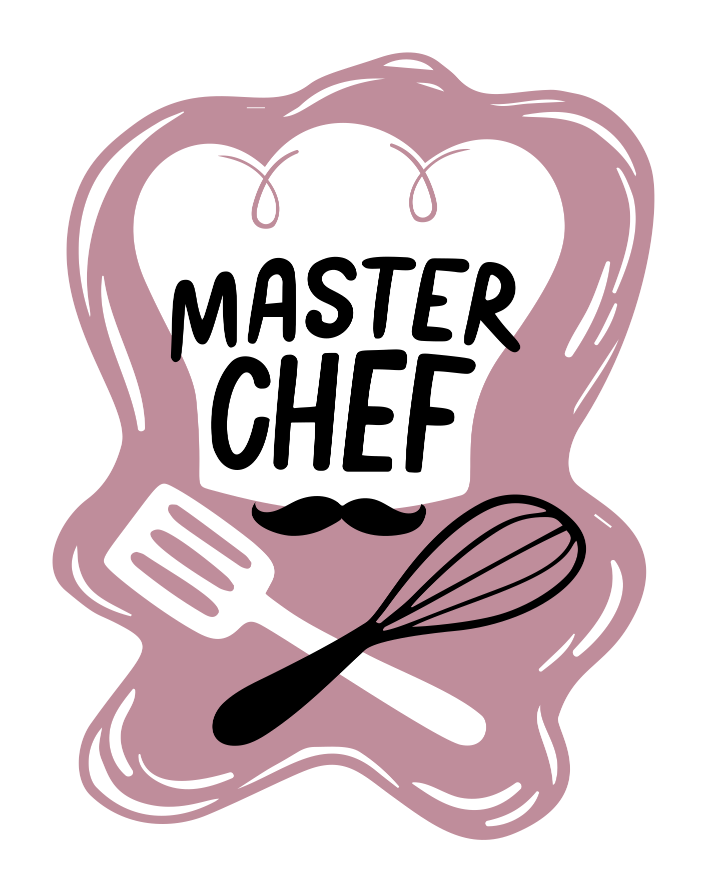 Master Chef Emblem kitchen vinyl rug - TenStickers