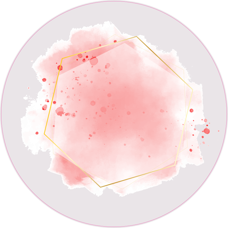 Abstract Watercolor minimal vinyl rug - TenStickers