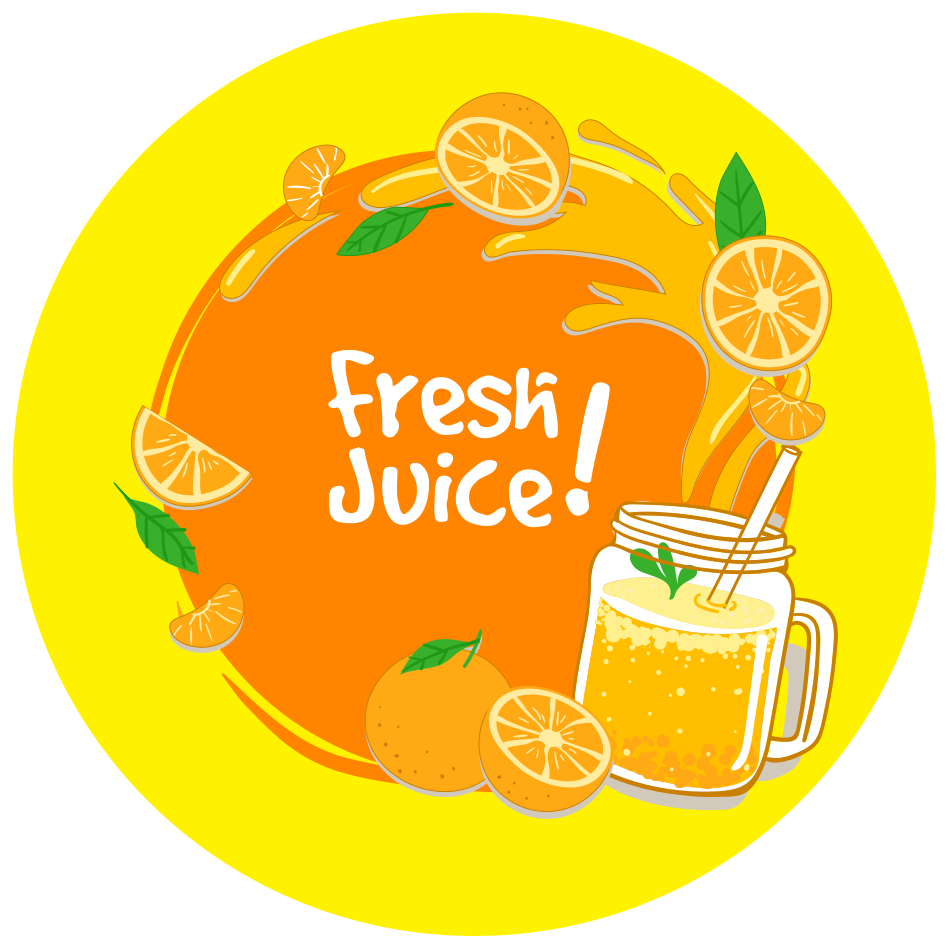 Fresh Juice Splash custom rug - TenStickers