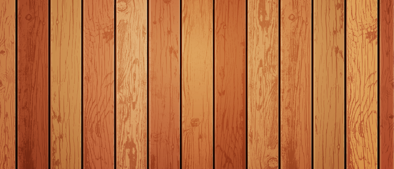 Wooden Plank Simulacrum wood effect vinyl rug - TenStickers