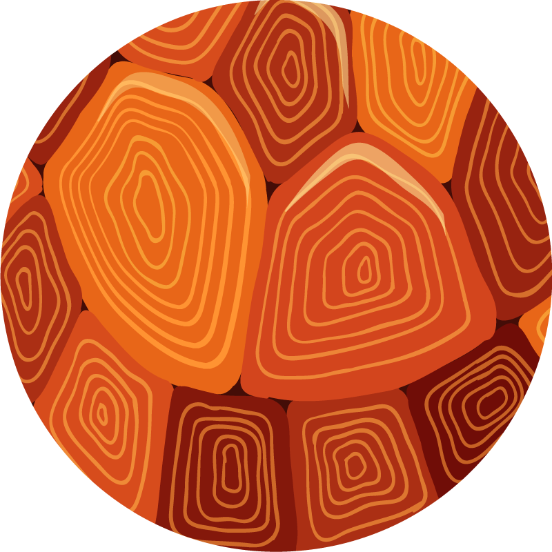 Organic Contours textured vinyl rug - TenStickers