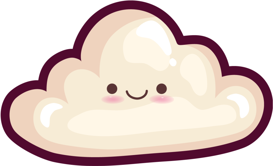 Smiling Cloud kids vinyl rug - TenStickers