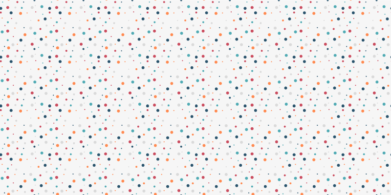 Colourful dots nordic vinyl rug - TenStickers