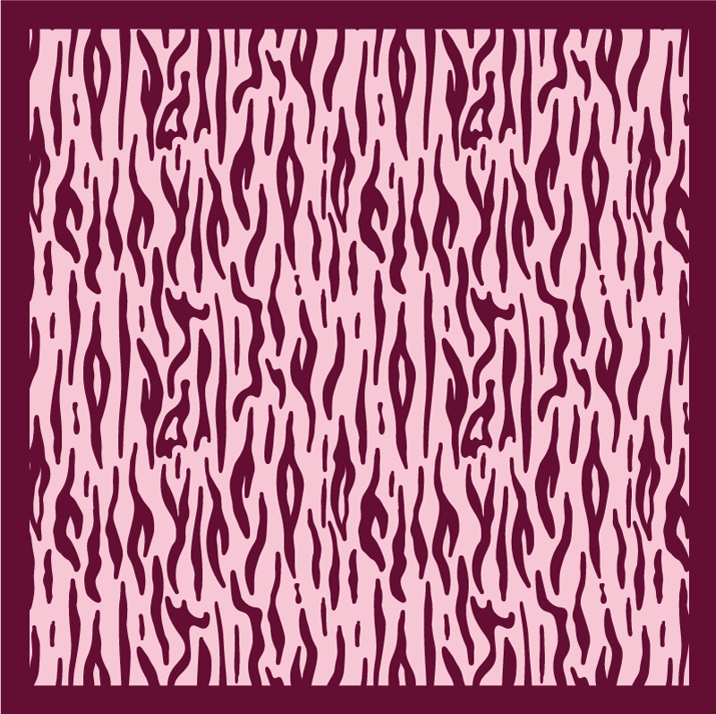Fierce animal patterns animal print vinyl rug - TenStickers