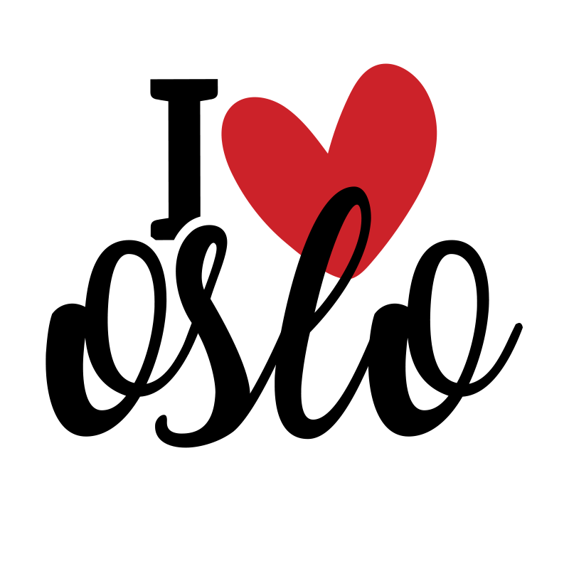 Heartfelt Oslo Love custom rug - TenStickers