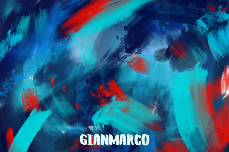 Colors and name teen vinyl rug - TenStickers