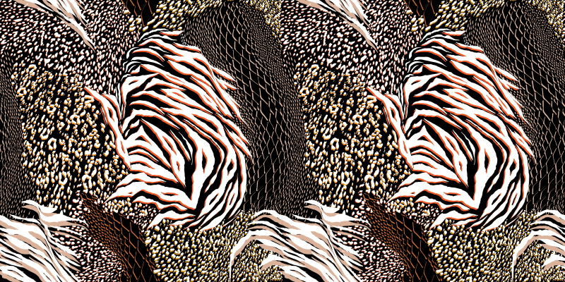 Animal print vinyl rug with striking zebra patterns - TenStickers