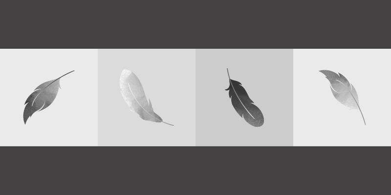 Feather minimalism animal vinyl rug - TenStickers