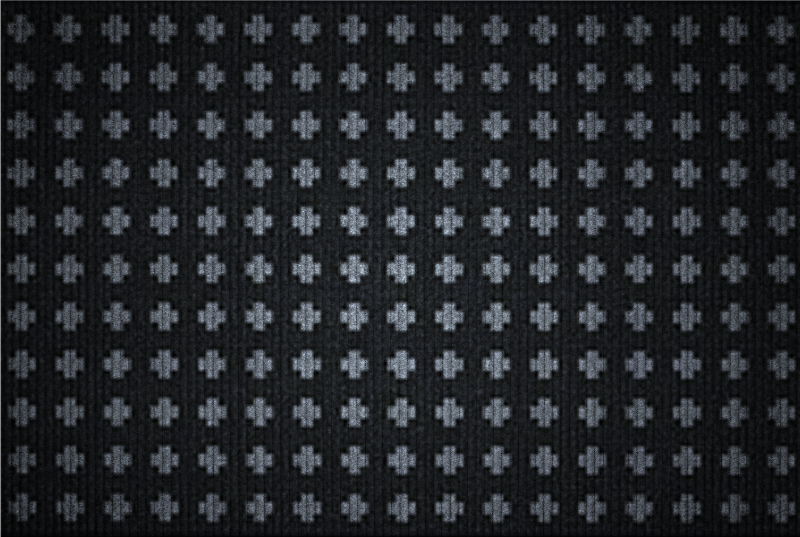 Intersecting Cross Arrangement minimal vinyl rug - TenStickers