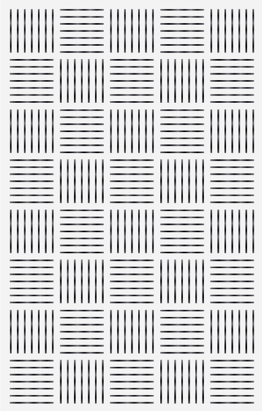 Nordic lines pattern kitchen vinyl rug - TenStickers