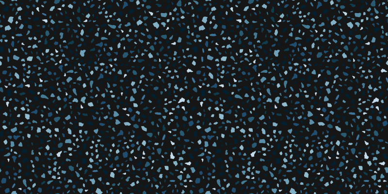 Black and blue terrazzo texture carpet - TenStickers