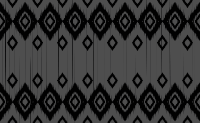 Black diamond design kitchen vinyl rug - TenStickers